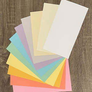 Domtar Lettermark pastel colors